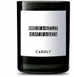 Candly Mind of a Hustler Heart Queen fekete illatos gyertya 250 g