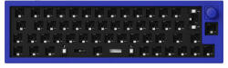 Keychron Q9 Barebone mechanikus billentyűzet - Barebone ISO Knob / Navy Blue (Q9-F3)