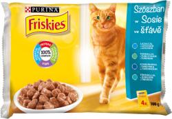 Friskies Salmon/tuna/sardine/cod in sauce 4x85 g