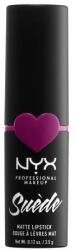 NYX Cosmetics Suède Matte Lipstick ruj de buze 3, 5 g pentru femei 32 Copenhagen