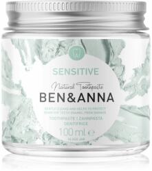 Ben & Anna Natural Toothpaste Sensitive pastă de dinți în borcan de sticlă pentru dinti sensibili 100 ml
