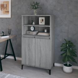 vidaXL Dulap înalt, gri sonoma, 60x36x110 cm, lemn prelucrat (821234) Comoda