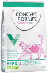 Concept for Life 2x3kg Concept for Life Veterinary Diet Hypoallergenic Insect száraz macskatáp