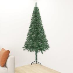 vidaXL Brad de Crăciun artificial de colț, verde, 120 cm, PVC (329162)