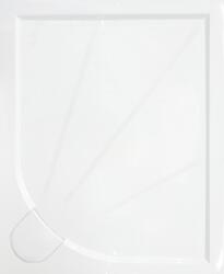 SAT Zuhanytálca négyszögletes SAT 120x90 cm öntött márvány fehér SIKOLIMCC12090 (SIKOLIMCC12090)