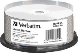 Verbatim BD-R VERBATIM 50GB, viteza 6x, 25 buc, Double Layer, spindle, printabil, "Wide Inkjet Printable" "43749 (43749)
