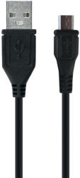 Forever Micro USB Adat- és töltőkábel 1 méter 1A fekete