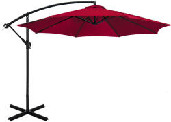 Timeless Tools Umbrela de soare suspendata 2, 7 m - diferite culori-rosu (HOP1000812-2)