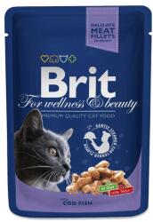 Brit Premium Cat Pouches with Cod Fish - 12x100 g