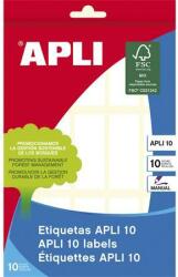 APLI Etikett, 20x50 mm, kézzel írható, kerekített sarkú, 150 etikett/csomag (01642)