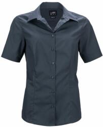 James & Nicholson (Daiber) Női rövidujjú ing JN643 - Sötétszürke | 2XL (1-JN643-1748392)