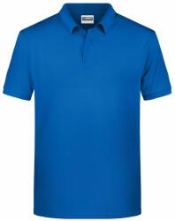 James & Nicholson (Daiber) Férfi galléros biopamut póló 8010 - Királykék | 2XL (1-8010-1755529)