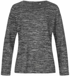 Stedman Hosszú ujjú női szvetter - Sötétszürke melírozott | M (ST9180-1000274175)