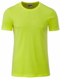 James & Nicholson (Daiber) Klasszikus férfi biopamut póló 8008 - Sárgászöld | 3XL (1-8008-1778953)