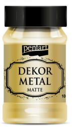 Pentart Dekormetál matt festék 100ml - Arany