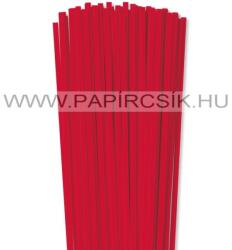 Piros, 5mm-es quilling papírcsík (100db, 49cm)