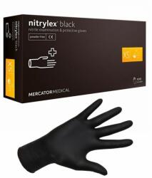 Mercator Medical Mănuși Nitril Nitrylex Black XS - 100 Bucăți