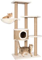 vidaXL Ansamblu de pisici cu stâlp de zgâriat, 126 cm, iarbă de mare (170980) - comfy