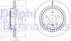 DELPHI Disc frana DELPHI BG4270 - automobilus - 355,94 RON