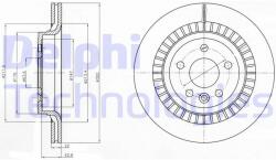 DELPHI Disc frana DELPHI BG4270 (BG4270) - automobilus