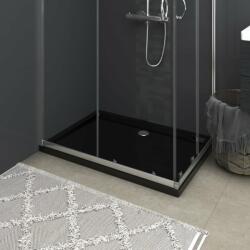 vidaXL Cădiță de duș dreptunghiulară din ABS, negru, 70x100 cm (148915) - comfy