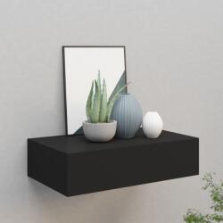 vidaXL Dulap de perete cu sertare, negru, 40x23, 5x10 cm, MDF (330243)