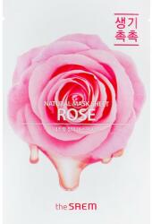 The Saem Mască pentru față din țesătură cu extract de trandafir - The Saem Natural Rose Mask Sheet 21 ml