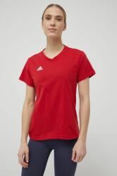 Adidas t-shirt Entrada 22 HC0441 női, piros - piros M