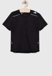 Adidas gyerek póló fekete, nyomott mintás - fekete 116 - answear - 8 590 Ft