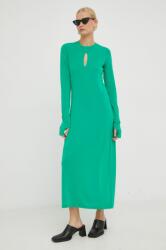 Herskind ruha zöld, midi, testhezálló - zöld XS