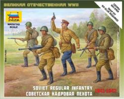Zvezda Soviet Regular Infantry 1941-42 1:72 (6179)