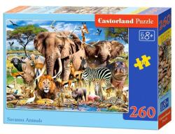 Castorland 260 db-os puzzle - A szavanna állatai (B-27545) (B-27545)
