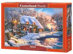 Castorland 500 db-os puzzle - Téli házikó (B-53278) (B-53278)