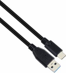 Iris CX-146 USB-A apa - USB-C apa 3.1 Adat és töltőkábel - Fekete (1m) (CX-146)