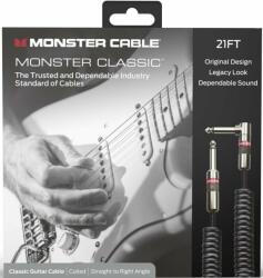 Monster Cable Prolink Classic 21FT Coiled Instrument Cable Negru 6, 5 m Oblic - Drept (MC-CC21)
