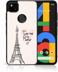 MY ART Husă din silicon Google Pixel 4a PARIS (057)