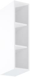 TEMPO KONDELA Nyitott felsőszekrény W200, fehér, SICILIA