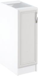 TEMPO KONDELA Alsószekrény D30, balos, fehér/sosna Andersen, SICILIA