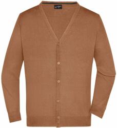 James & Nicholson (Daiber) Férfi pamut pulóver JN661 - Camel | 2XL (1-JN661-1710792)