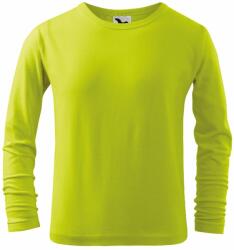 MALFINI Gyerek hosszú ujjú póló Long Sleeve - Lime | 158 cm (12 éves) (1216207)