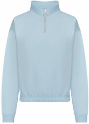Just Hoods Bluză de damă crop top cu fermoar - Albastru ceruleu | 2XS (JH037-1000326893)