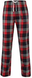 SF (Skinnifit) Pantaloni de pijama din flanelă pentru bărbați - Roșie / albastru închis | XS (SF083-1000224187)