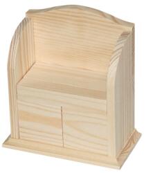  Fa naptár 14.7x7.5x15.7 cm (félkész fa termékek kreatív)