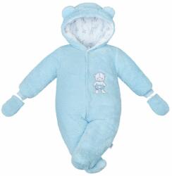 NEW BABY Téli kezeslábas New Baby Nice Bear kék - babyboxstore