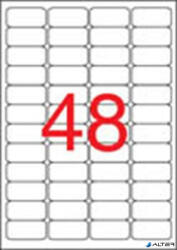 APLI Etikett, 45, 7x21, 2 mm, biztonsági, kerekített sarkú, APLI, 480 etikett/csomag (11272) - alter