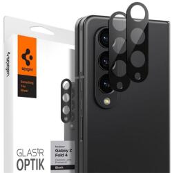 Spigen OPTIK kameravédő üveg 2db (lekerekített szél, karcálló, 9H) FEKETE Samsung Galaxy Z Fold 4 (SM-F936) (AGL05428) - bluedigital