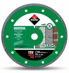 RUBI Disc diamantat pt. beton si caramida 125mm, TSV 125 Pro - RUBI-31980 (RUBI-31980) - criano Disc de taiere