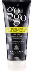 Kallos Șampon-gel de duș pentru bărbați - Kallos Cosmetics Go-Go 2-in-1 Energizing Hair And Body Wash For Men 200 ml