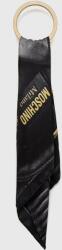 Moschino selyem kendő fekete, mintás - fekete Univerzális méret - answear - 74 990 Ft