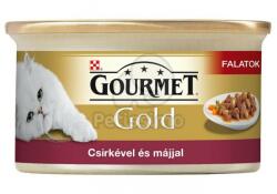 Gourmet Gold chicken & liver 24x85 g